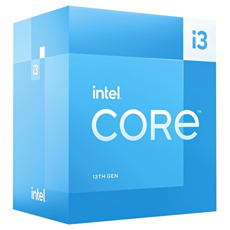 INTEL Core i3-13100 / Raptor Lake / LGA1700 / max. 4,5GHz / 4C/8T / 12MB / 60W TDP / BOX