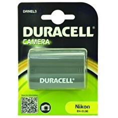 DURACELL Baterie - DRNEL3 pro Nikon EN-EL3, černá, 1400 mAh, 7.4 V