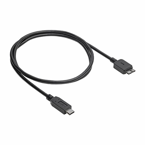 Akyga Kabel USB-B 3.0 micro/USB-C 3.1, 15W/5 Gb/s 1m