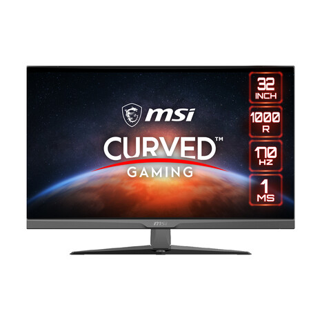 MSI Gaming monitor G322C, 31,5" zakřivený /FHD 170Hz/VA LED/1ms/3000:1/250cd / m2 /2xHDMI/DP