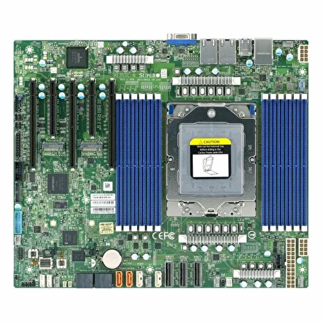 SUPERMICRO MB 1xSP5 (Epyc 9004), 12x DDR5, 8x SATA+6x NVMe/16xSATA+4xNVMe, 2x M.2, PCIe 5.0 (3 x16, 2 x8), 2x1Gb,IPMI