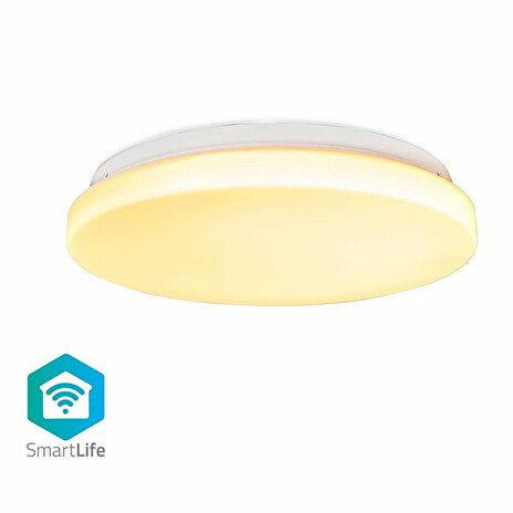 Nedis WIFILAW11WT- Stropní světlo SmartLife | Kulaté | Průměr: 260 mm | 1820 lm | RGB/Warm to Cool White, F