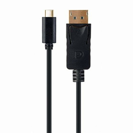 Gembird kábel USB-C (M) na DisplayPort (M), 4K, 60Hz, 2m kábel, čierny