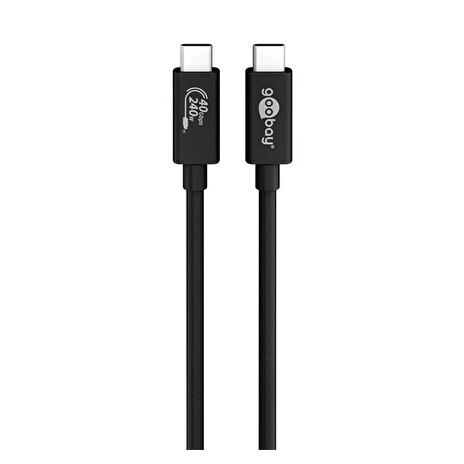 Kabel GOOBAY 61716 USB-C/USB-C 0,7m Black