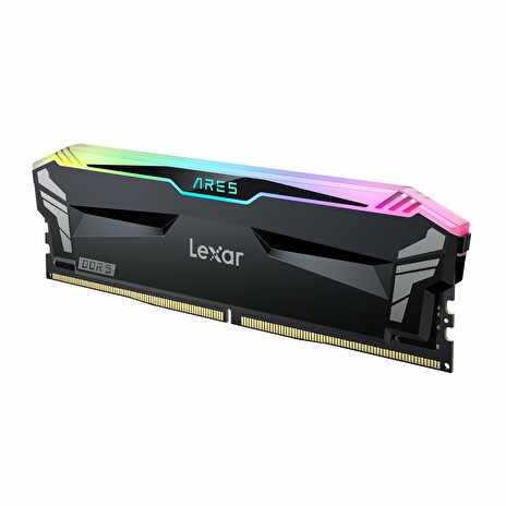 Lexar ARES DDR5 32GB (kit 2x16GB) UDIMM 6800MHz CL34 XMP 3.0 & EXPO - RGB, Heatsink, černá