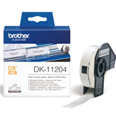 Brother - DK-11204 (papírové/univerzální štítek-400 ks) 17 x 54mm