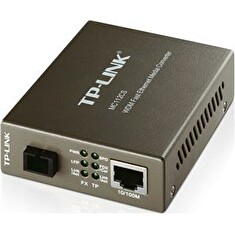 TP-Link MC112CS WDM Media Converter 100FX SM, SC, 20 km, TX/RX: 1310/1550 nm