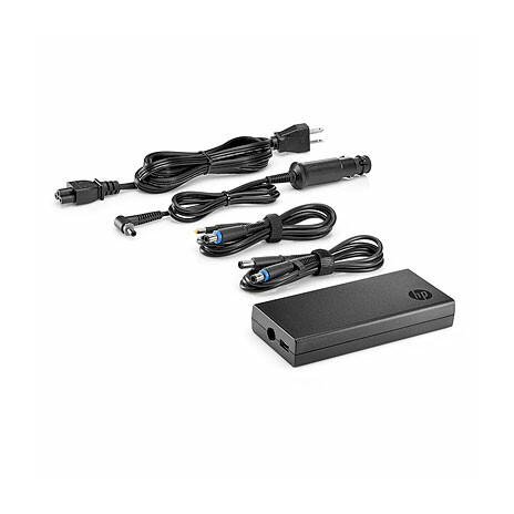 HP 90W Slim adapter s USB + Car adapter