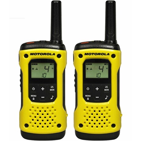 Vysílačka Motorola TLKR T92 H20 (2 ks, dosah až 10 km, SOS tlačítko, LED svítilna, odolnost IP67)