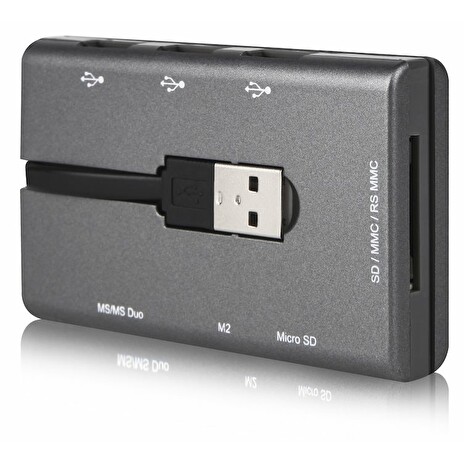 CANYON Combo CNE-CMB1 (3 port USB,MultiCardReader: SD/SDHC/MMC/RS MMS/mini SD/M2/MS/MSP/MSD/MS ProDuo/microSD(T-Flash)
