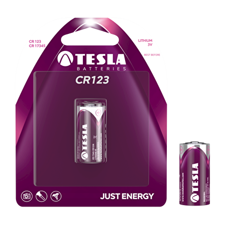 TESLA - baterie TESLA CR123, 1ks, CR17345