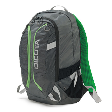 Dicota Backpack Active 14-15.6 grey/lime