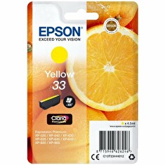 Epson T3344 - yellow (žlutá) pro Epson Expression Premium XP-530/630/635/830 (Pomeranč)