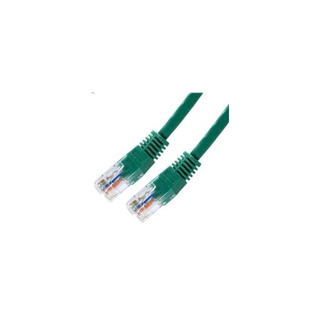 Patch kabel Cat5E, UTP - 7m, zelený