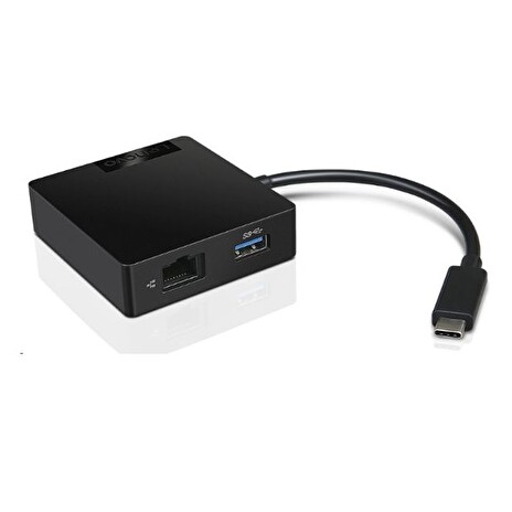 Lenovo TP USB-C Travel Hub rozšiřující adapter (VGA, RJ45, napájení)