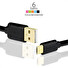 AXAGON - BUMM-AM10QW, HQ Kabel Micro USB <-> USB A, datový a nabíjecí 2A, bílý, 1 m