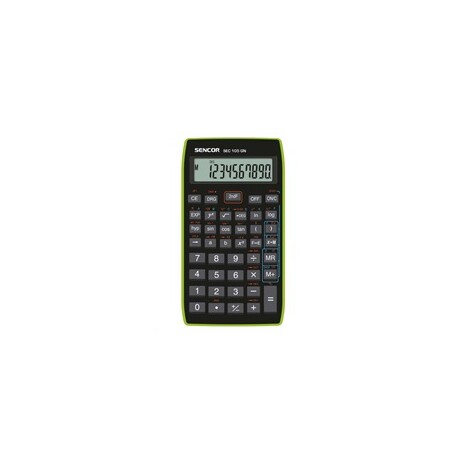 Sencor kalkulačka SEC 105 GN - školní, 10místná, 56 vědeckých funkcí