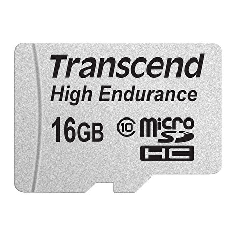 Transcend 16GB microSDHC UHS-I U1 (Class 10) High Endurance MLC průmyslová paměťová karta (s adaptérem), 95MB/s R,25MB/W