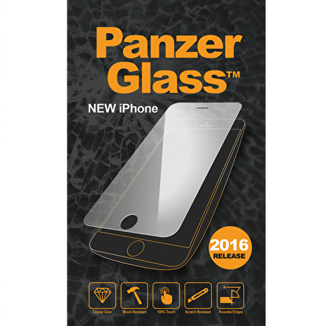 PanzerGlass - Ochrana obrazovky pro mobilní telefon - glass - pro Apple iPhone 6, 6s, 7