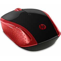 HP myš 200 bezdrátová červená