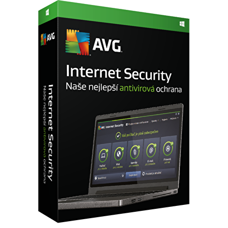 AVG Internet Security 2016, 1 lic. (24 měs.) - krabicová licence
