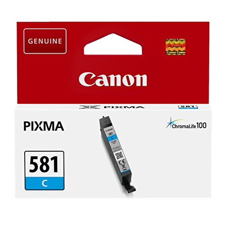 Canon CLI-581C - Azurová - originál - inkoustový zásobník - pro PIXMA TR7550, TR8550, TS6150, TS6151, TS8150, TS8151, TS8152, TS9150, TS9155