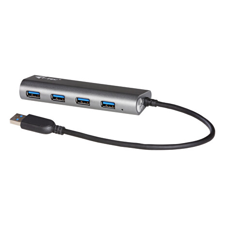 i-tec USB 3.0 Metal Charging HUB 4 Port s napájecím adaptérem, 4x USB 3.0 nabíje