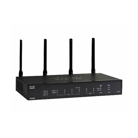 Cisco Small Business RV340W - Bezdrátový router - 4portový switch - GigE, 802.11ac Wave 2 - porty WAN: 2 - 802.11a/b/g/n/ac Wave 2 - Dual Band