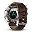 Garmin monitorovací náramek a hodinky vívomove Optic Premium Silver (velikost L)