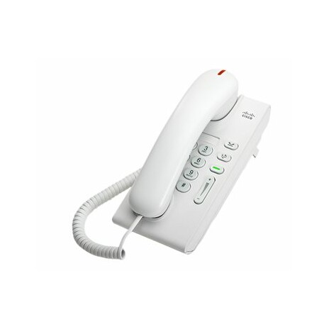 Cisco Unified IP Phone 6901 Slimline - Telefon VoIP - SCCP - arktická bílá