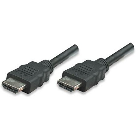 Manhattan kabel pro monitory HDMI/HDMI 1.4 Ethernet 2m stíněný, černý