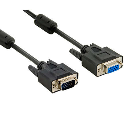 4World Prodlužovací kabel pro VGA/SVGA D-Sub15 M/F 3m, feritový filt - retail