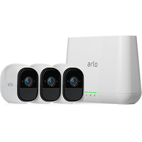 ARLO PRO 2 FHD 3 x Camera Smart Security System Wire Free (VMS4330P)