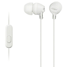SONY MDR-EX15AP - Sluchátka do uší s mikrofonem - White