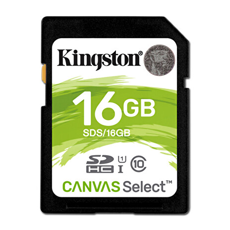16GB SDHC Kingston CL10 UHS-I 80R