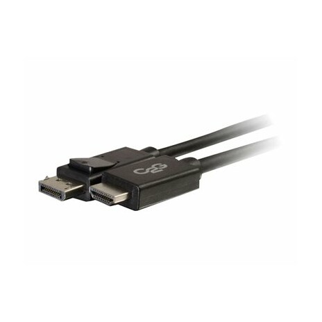 C2G 1m DisplayPort to HDMI Adapter Cable - Black - Video kabel - DisplayPort (M) do HDMI (M) - 1 m - odstíněný - černá