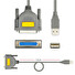 AXAGON - ADP-1P25 USB2.0 - paralelní DB25F printer adapter, 1.5m