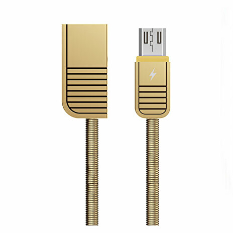 Remax RC-088m Linyo datový kabel micro USB,zlatý