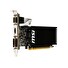 MSI VGA NVIDIA GeForce GT 710 1GD3H LP, GT710, GDDR3 1GB, DVI-I,HDMI,LP, pasiv